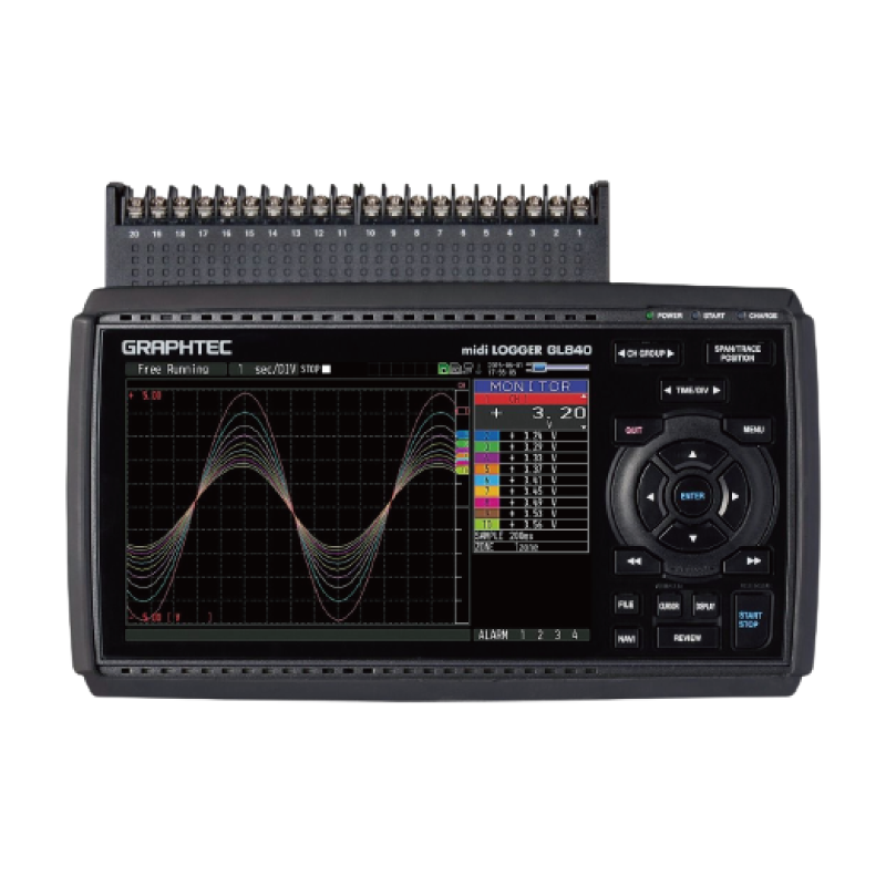 【台灣總代理】GRAPHTEC GL240 / GL840系列 攜帶式記錄器 三聯科技股份有限公司